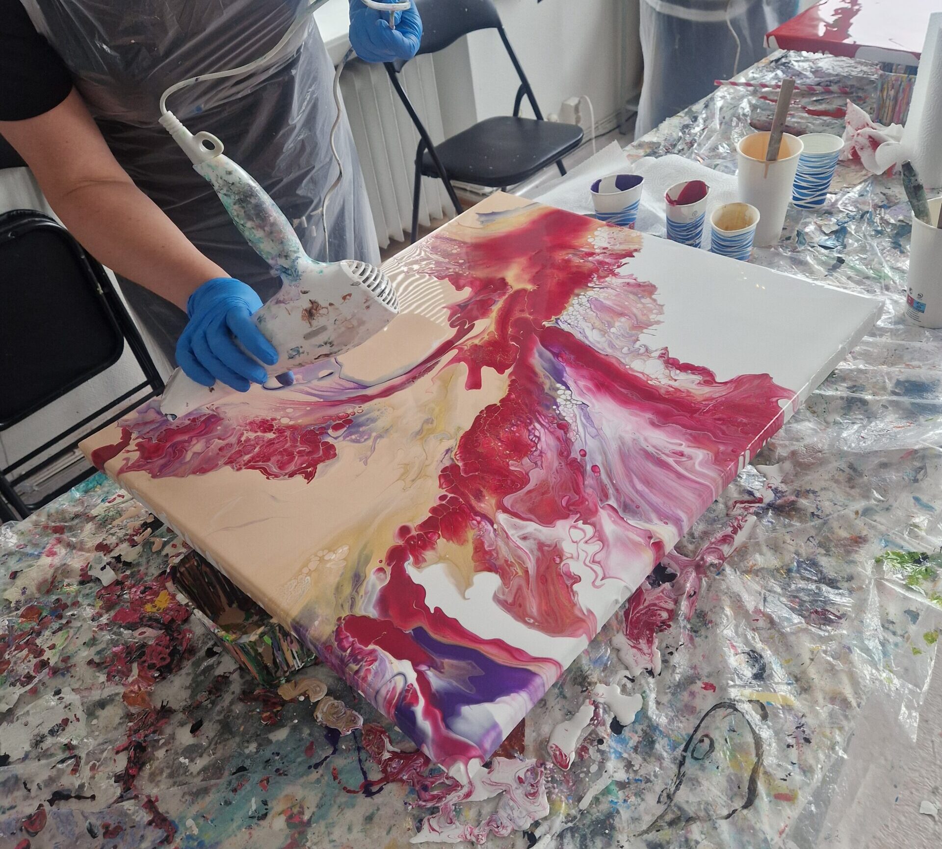 Akryylikaatokurssi Kuopiossa